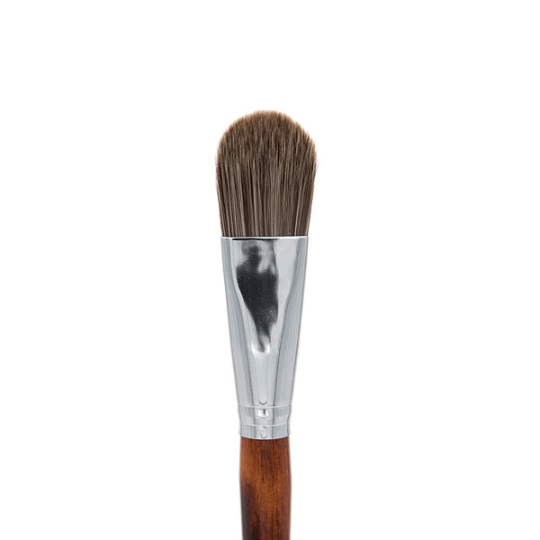 Crown Italian Badger Brush Series - Deluxe Oval Foundation Brush (IB123)