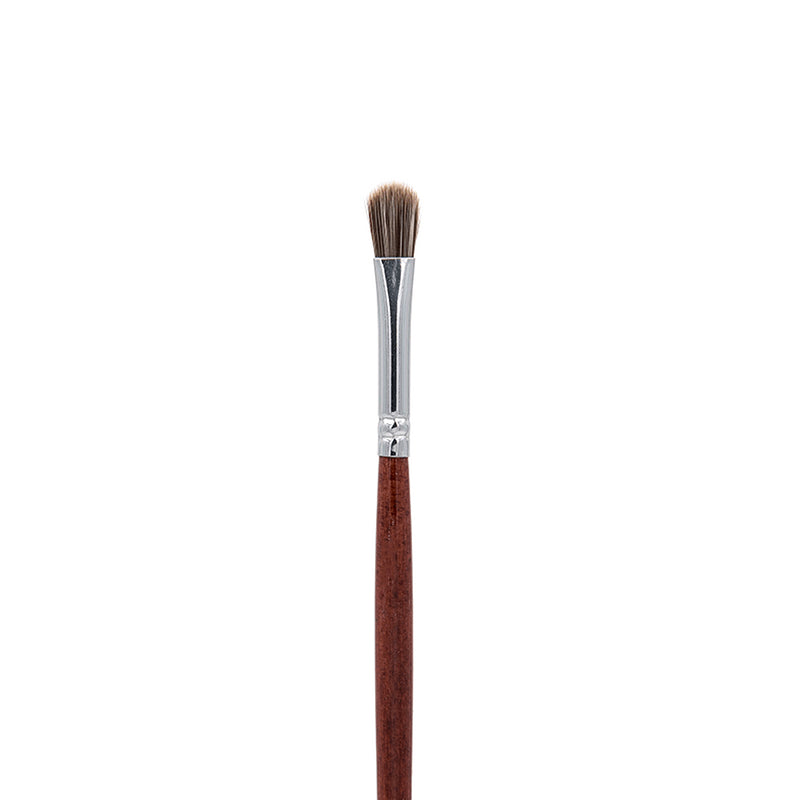 Crown Italian Badger Brush Series - Oval Taklon Lip Brush (IB117)