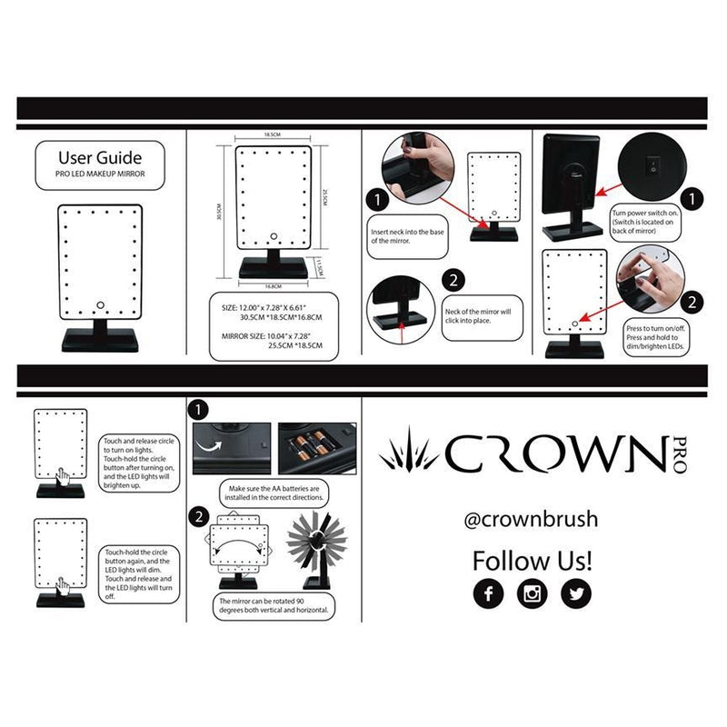 Crown Pro LED Mirror (MM100)