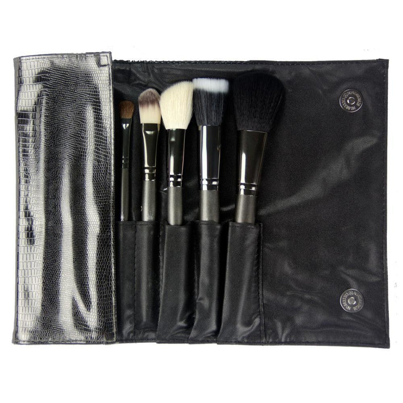 Crown 12pc Professional Gunmetal Brush Set (802)