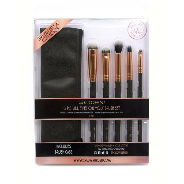 Crown 6pc All Eyes on You Brush Set  (SET-RG02)