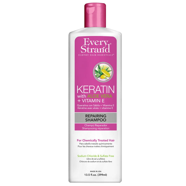 Every Strand Keratin + Aloe Vera & Vitamin E Repairing Shampoo (399ml/13.5oz)