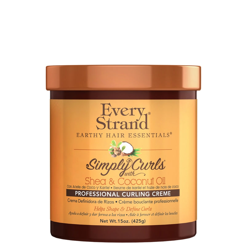 Every Strand Simply Curls w/ Shea + Coconut Oil Professional Curling Creme