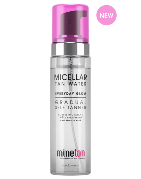mintan Micellar Tan Water Everyday Glow Gradual Self Tanner (200ml/6.7oz)