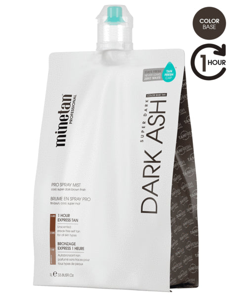 MineTan Dark Ash Pro Spray Mist (1L/33.8oz)