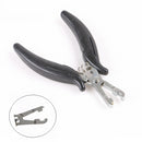 ProStylingTools Stainless Steel Square-Shaped Plier for Hair Extensions (BK-S)