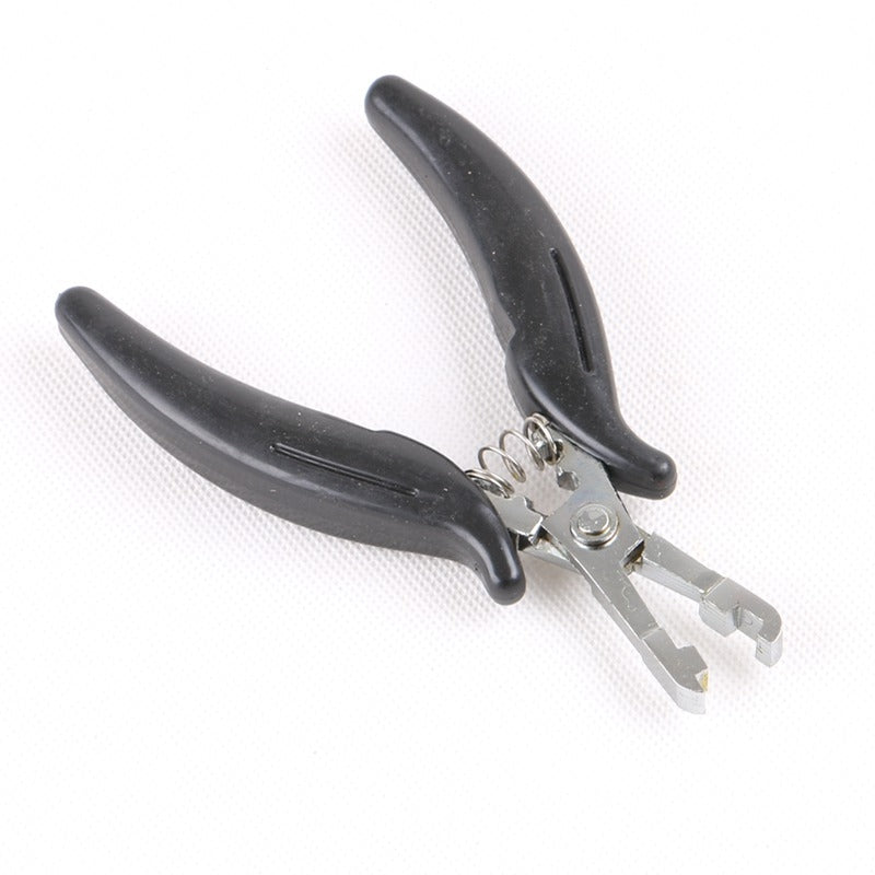 ProStylingTools Stainless Steel Square-Shaped Plier for Hair Extensions (BK-S)