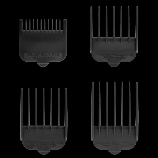 Wahl Professional 1-4 Black Cutting Guides (3160-100)
