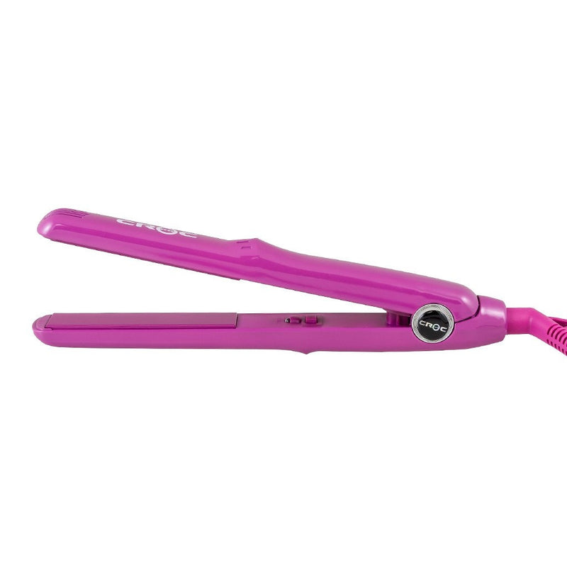 Croc Baby Flat Iron .75" + Heat Proof Travel Pouch