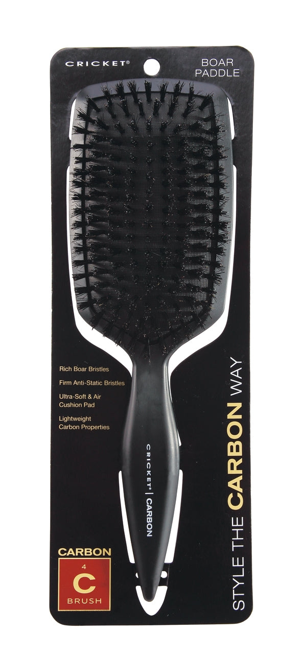 Cricket Carbon Boar Paddle Brush