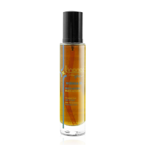 Linange Spa Moringa Oil 10 Actions Light & Bright Hair Elixir (100ml/3