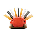 YS Park 9 Row Pro Wood Styler Hair Brush (BR508)