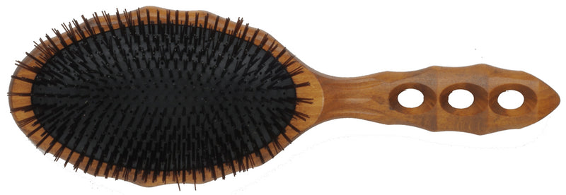 YS Park Tortoise Wood Air Vent Cushion Eco Styler Hair Brush (BR80CS3)