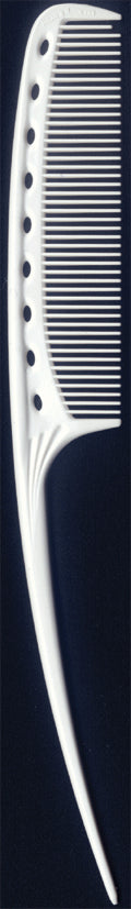 YS Park 104 Half Moon Tail Comb - White