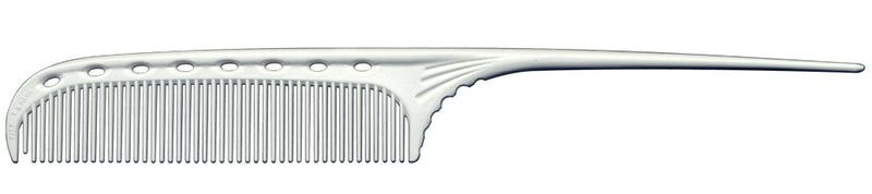 YS Park 105 Tail Comb (3/4") - White