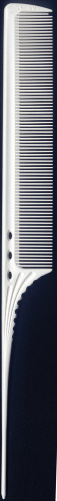 YS Park 106 Extra Long Tail Comb - White