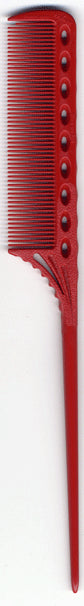 YS Park 107 Super Winding Tail Grip Comb - Red