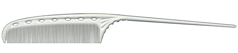 YS Park 113 Hand In Tail Comb [Extra] - White