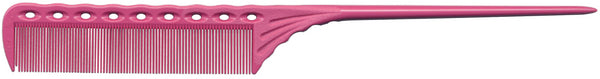 YS Park 115 Super Tint Thin Rat Tail Comb - Pink