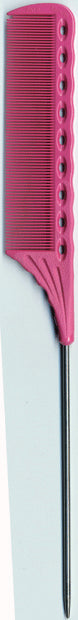 YS Park 116 Super Winding Pin Tail Grip Comb - Pink