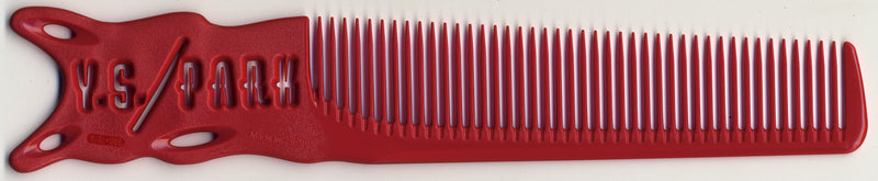 YS Park 209 Barber Comb - Red