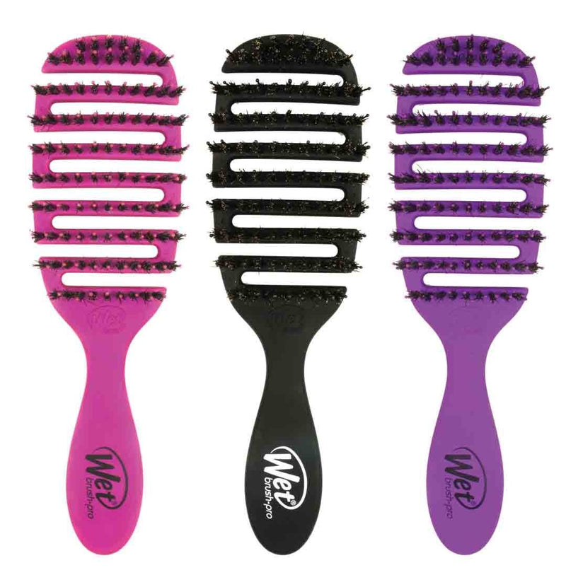 Wet Brush Pro Flex Shine Enhancer Boar Brush