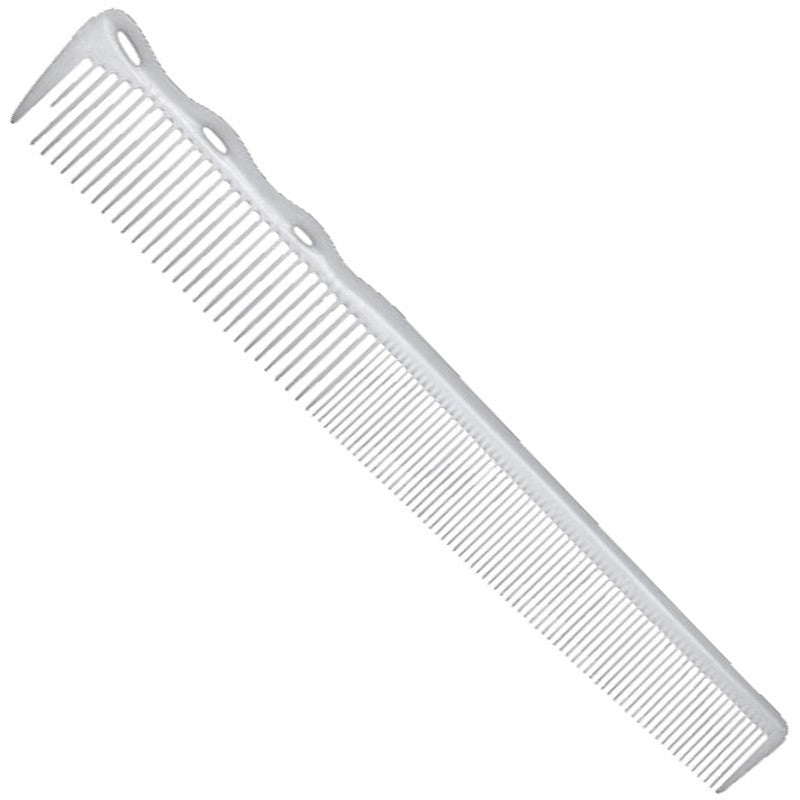YS Park 252 Short Hair Design Flex Shape Memory Comb - White