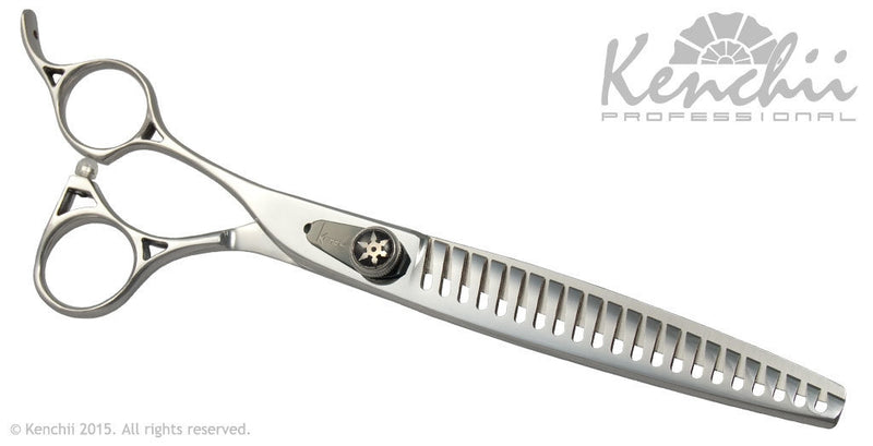 Kenchii Professional Shinobi 21-tooth 7.5" Lefty Blender Shears