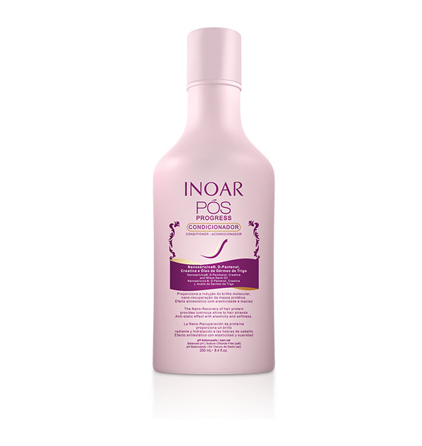 Inoar POS Progress Home Care Shampoo, Conditioner & Leave-In Set 3x250ml/8.4oz