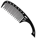 YS Park 605 Shampoo & Tint 8.5" Comb w/ Curved Handle