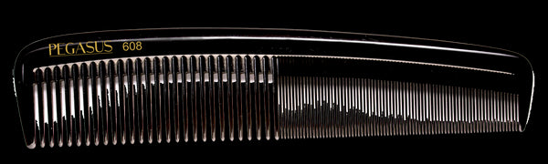 Pegasus Hard Rubber Comb (608) Fine Teeth Smaller Master Waver 8"