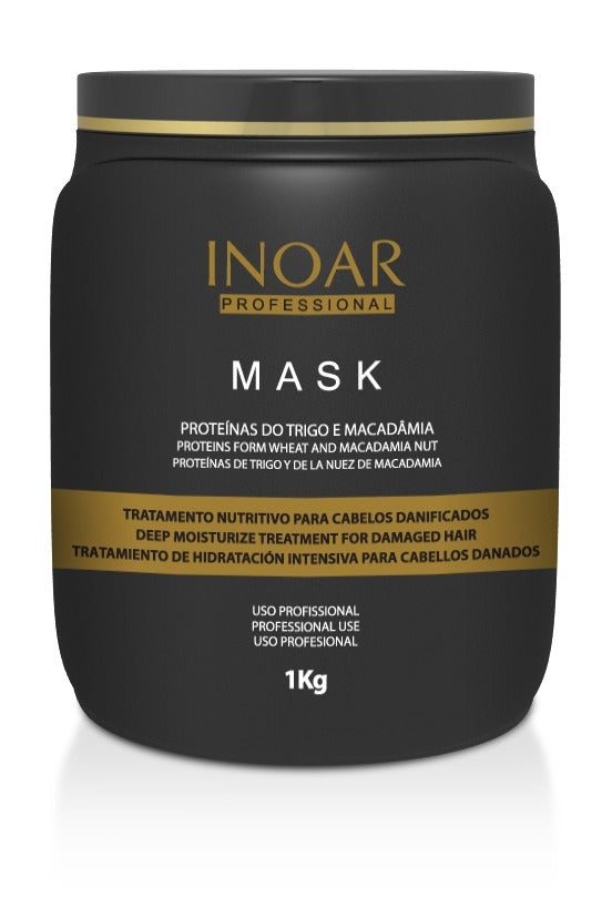 Inoar Macadamia Nut Deep Conditioning Mask 1kg/2.2lbs