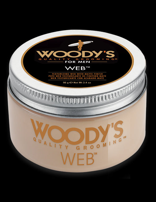 Woody's Texture Web Pomade for Men with Matte Finish (3.4oz/96g)
