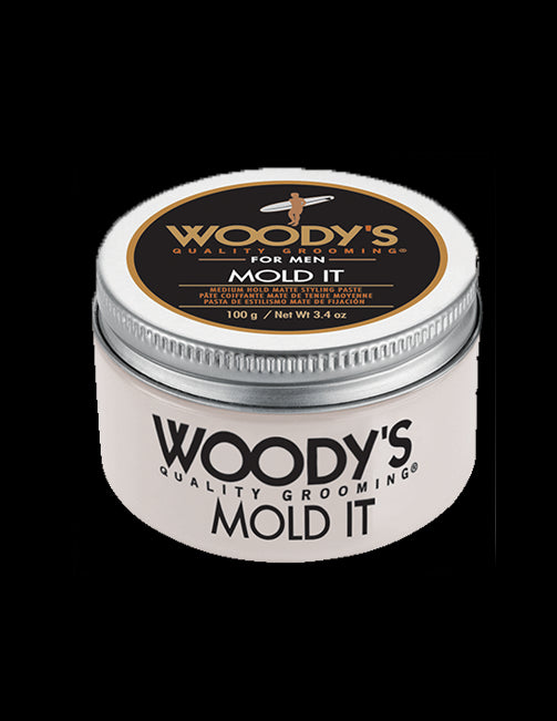 Woody's Mold It Matte Styling Paste for Men (3.4oz/100g)