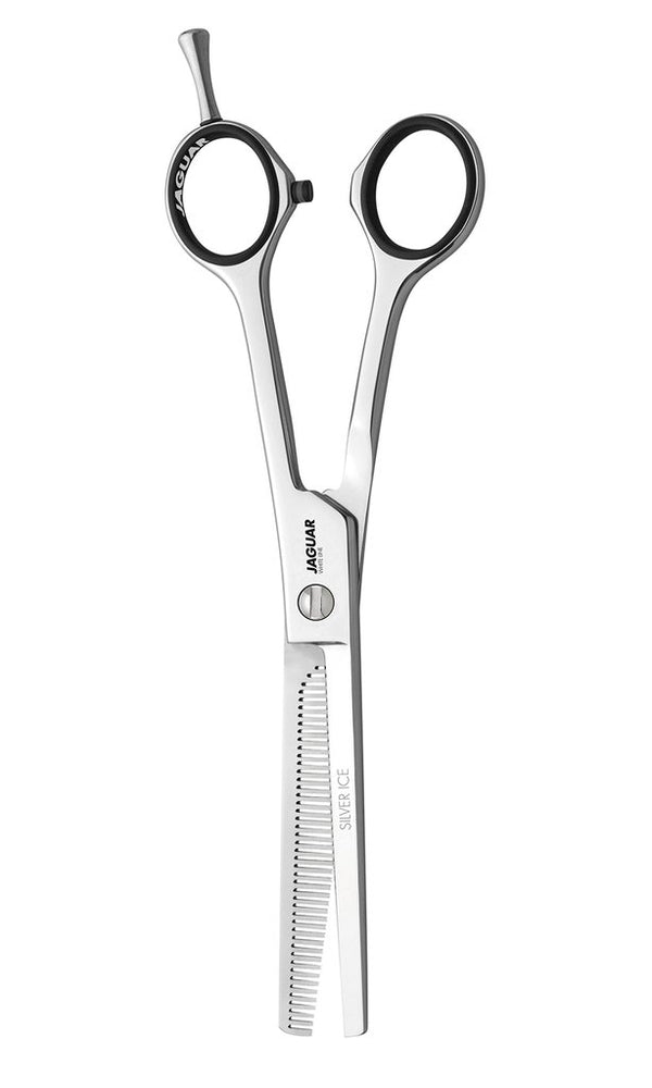 Jaguar White Line Silver Ice Thinning Shears - 6.5"