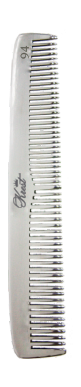 Krest Aluminum Metal Larger Finger Waving Comb - 7 3/4