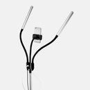 Daylight Premium Gemini LED Floor Lamp with Phone Mount