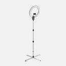 Daylight Premium Aura Ring LED Floor Lamp with Phone Mount