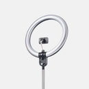 Daylight Premium Aura Ring LED Floor Lamp with Phone Mount