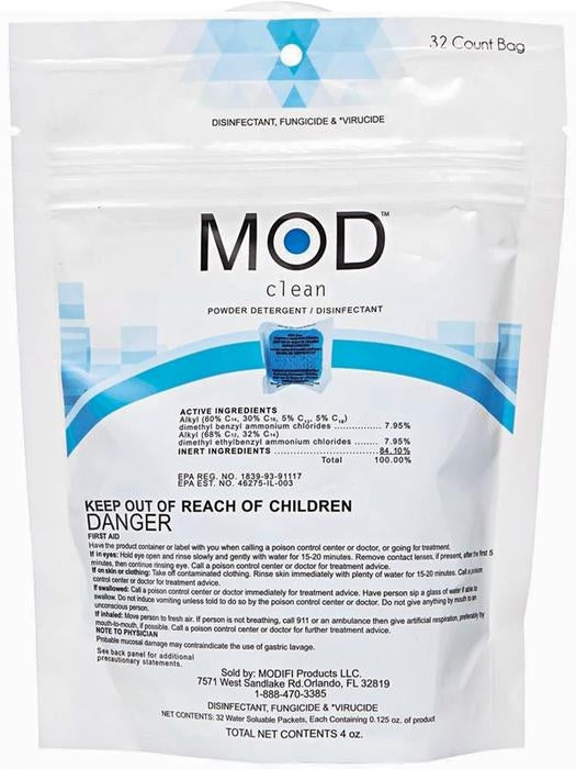 MOD Clean Disinfectant Pods for Salons and Barbershops (32ct)