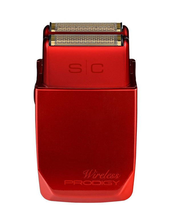 StyleCraft Wireless Prodigy Foil Shaver - Shiny Metallic Red
