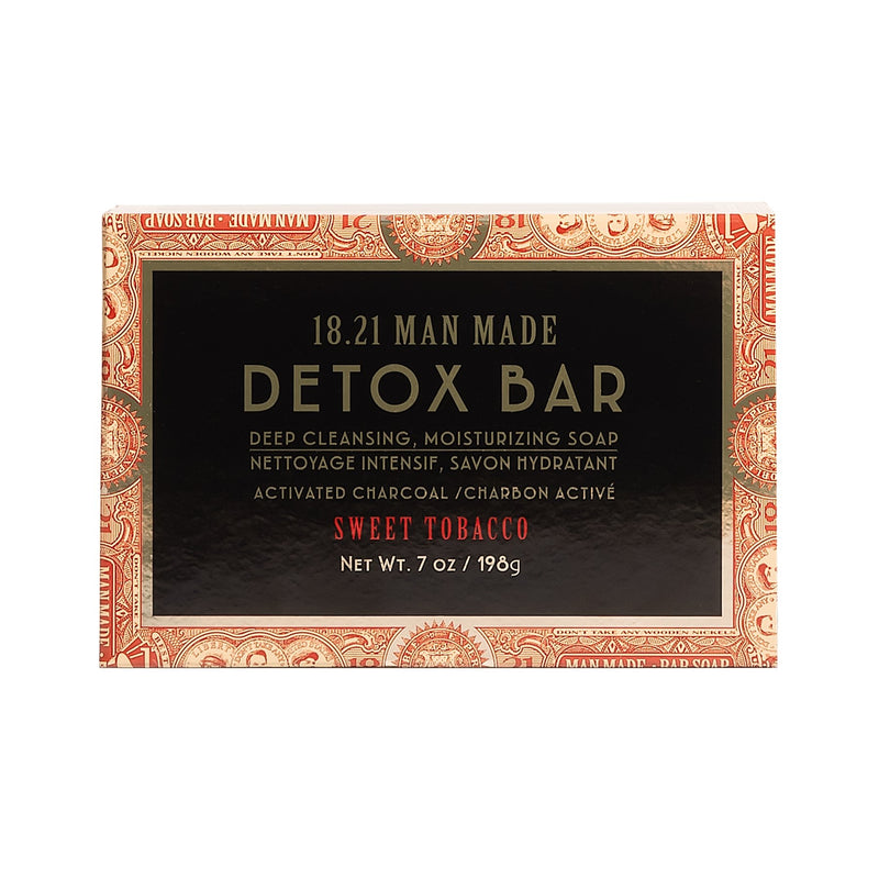18.21 Man Made Sweet Tobacco Detox Deep Cleansing Moisturizing Bar Soap (7oz)