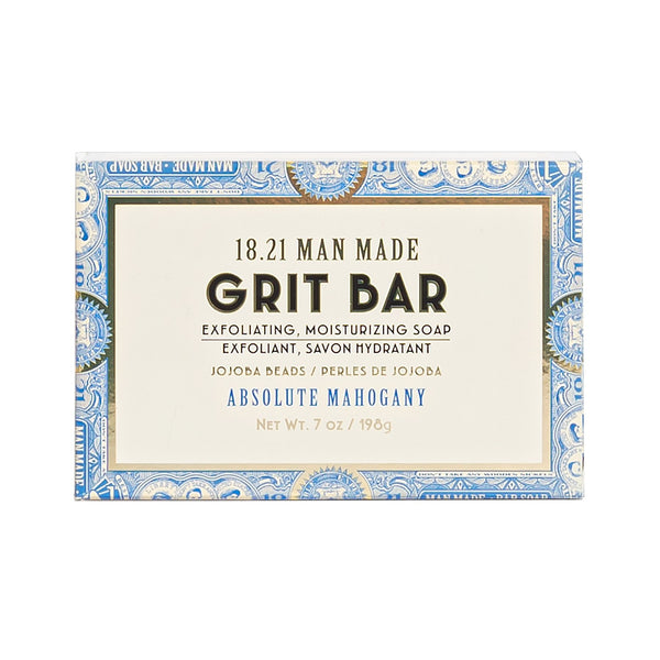 18.21 Man Made Absolute Mahogany Exfoliating & Moisturizing Grit Bar Soap (7oz)