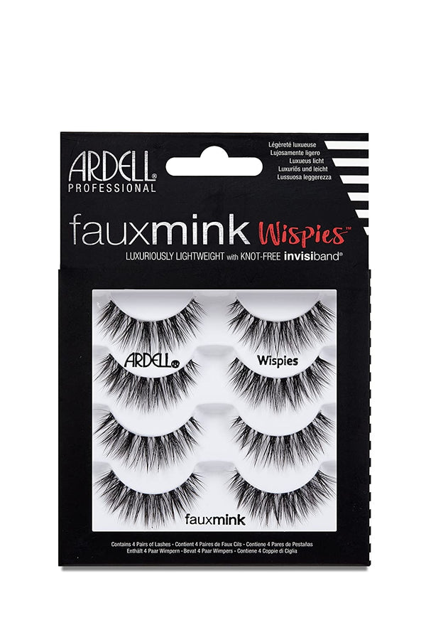 ARDELL Professional Faux Mink Wispies - 4 pairs