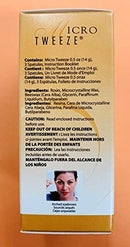 Micro Tweeze hair removal system box with product label and ingredients text
