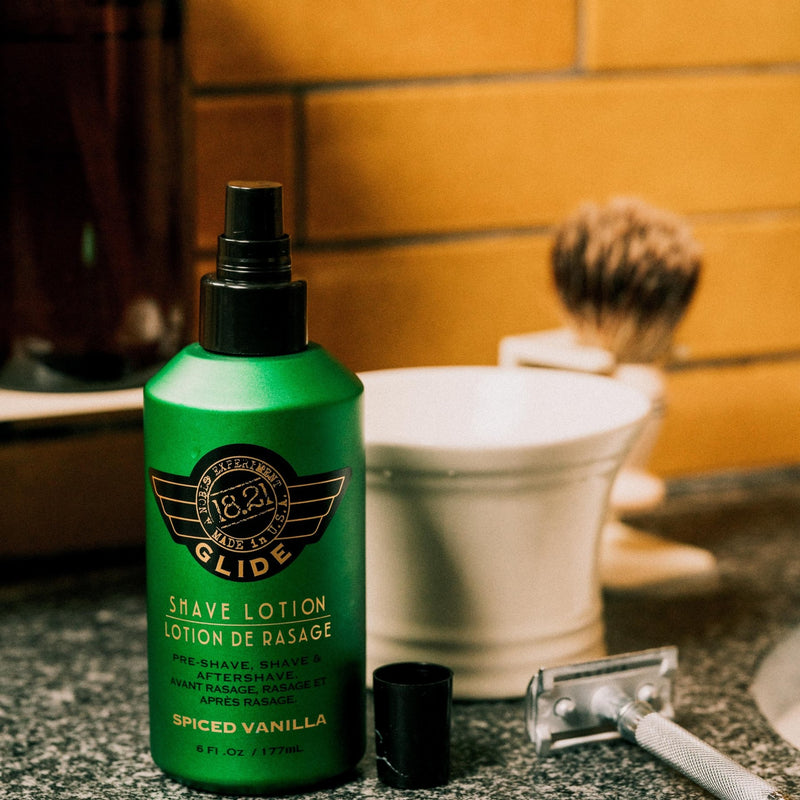 18.21 man made shaving glide spiced tobacco Cream for Men Rinse it off after use 18.21 Man Made Glide Shave
