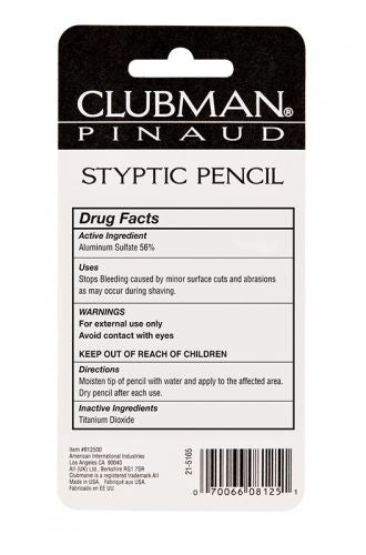Clubman Pinaud Jumbo Styptic Pencil (1oz)