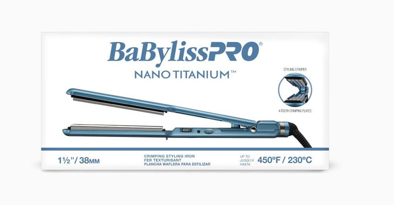 BaByliss PRO Nano Titanium Crimping Texture Iron