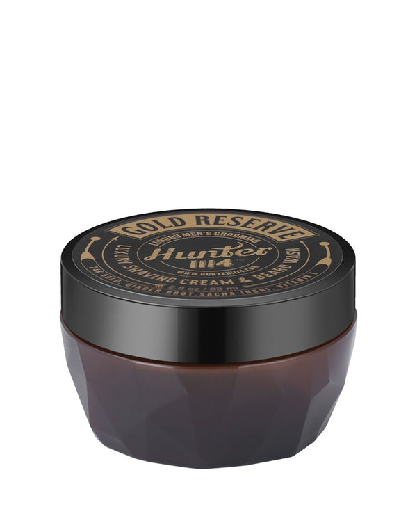 Hunter 1114 Gold Reserve Luxury Shaving Cream & Beard Wash (83ml/2.8oz)