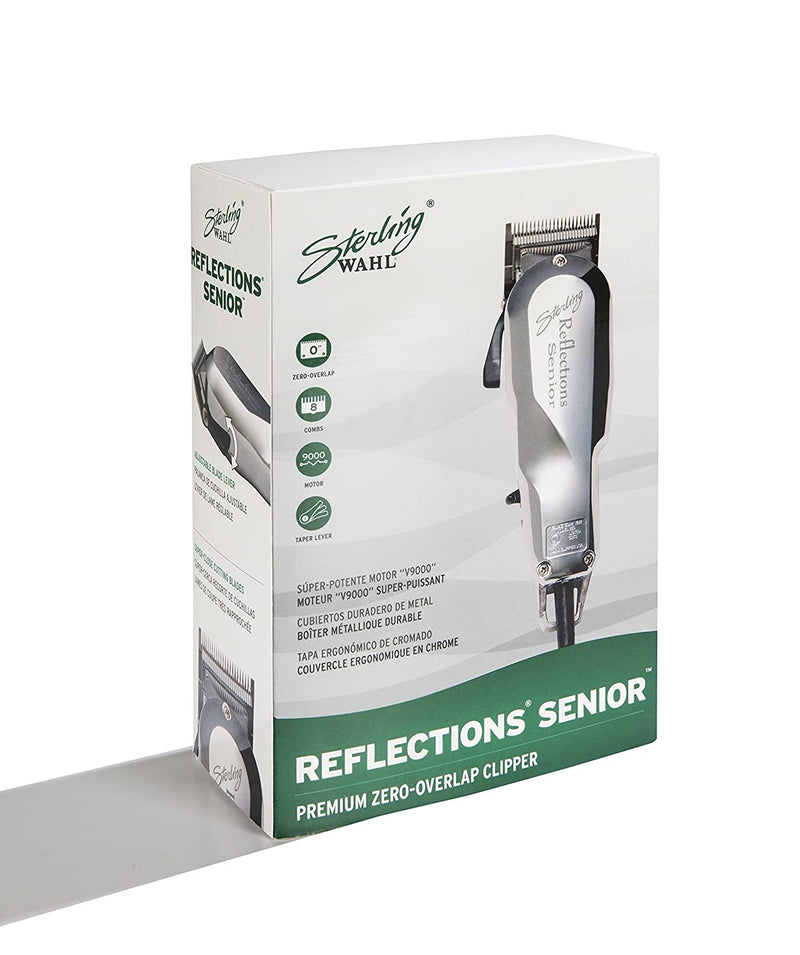 Wahl Professional Reflections Senior Clipper with Metal Housing & Chrome Lid (8501)